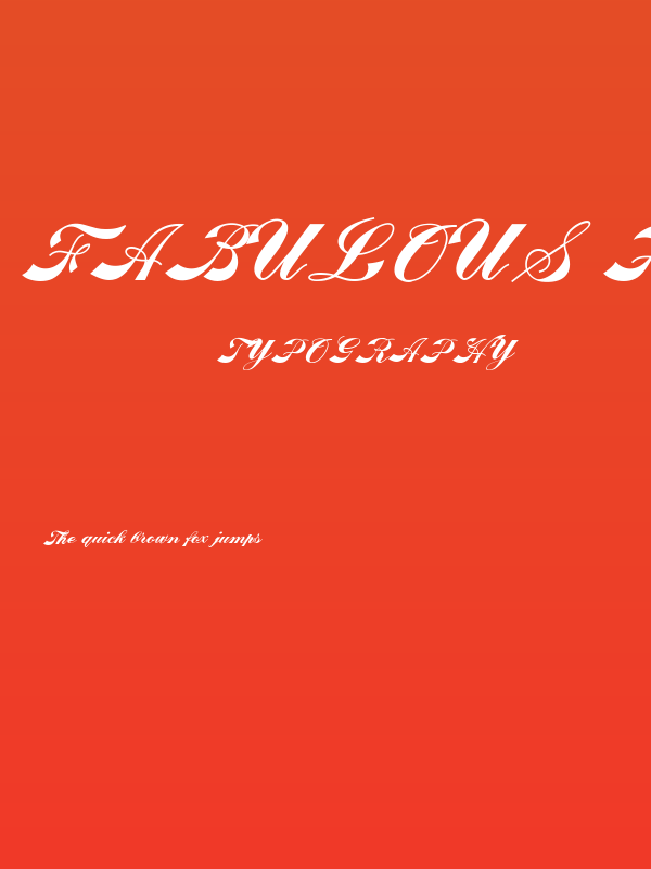 Fabulous PERSONAL USE Poster