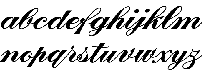 Fabulous PERSONAL USE フォント 小文字