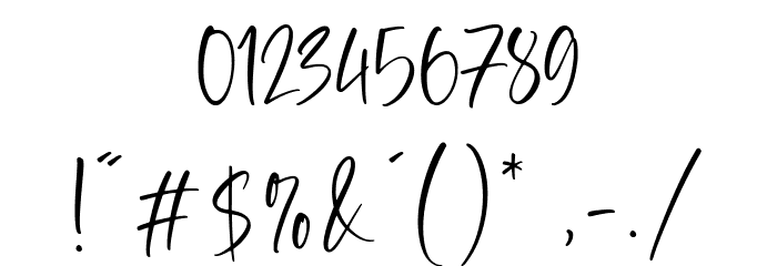 Fabulous Rabbit Font OTHER CHARS