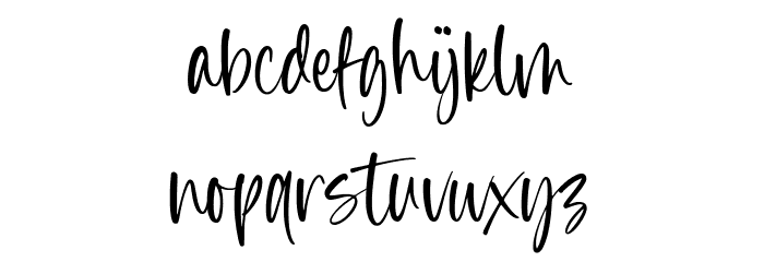 Fabulous Rabbit Font LOWERCASE
