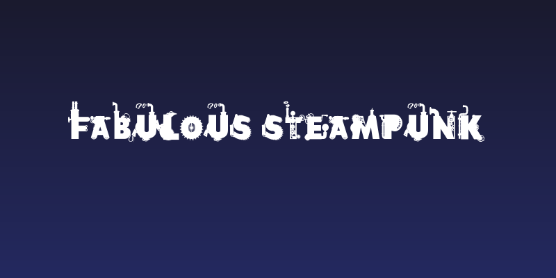 Fabulous Steampunk Social Header
