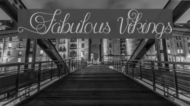 Fabulous Vikings Font examples