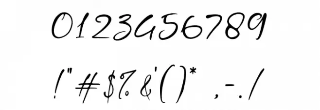 FabulousSpring Шрифта ДРУГИЕ символов