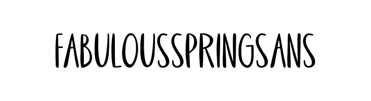 FabulousSpringSans  font caratteri gratis