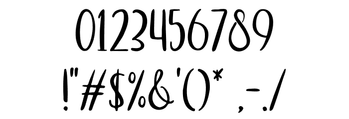 FabulousSpringSans Font OTHER CHARS