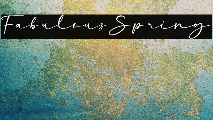 FabulousSpring Example 1