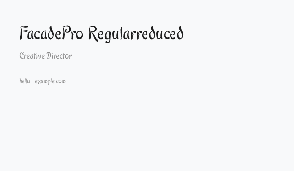 FacadePro-Regularreduced Business Card