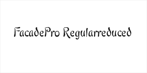 FacadePro-Regularreduced Logo