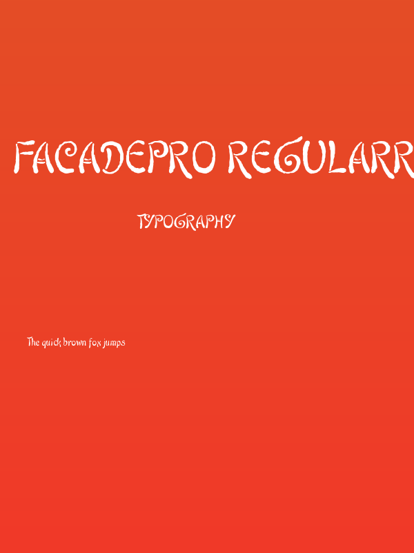 FacadePro-Regularreduced Poster
