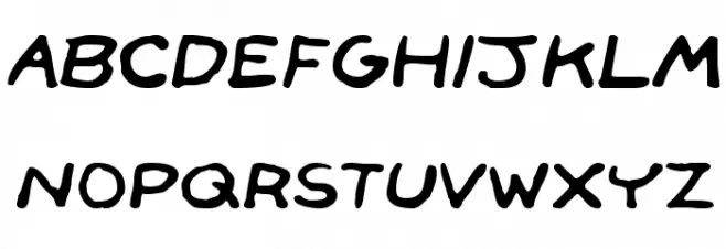 Face Front Schriftart Groß