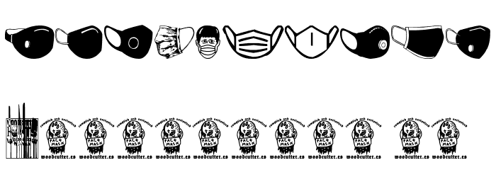 Face Mask Font OTHER CHARS