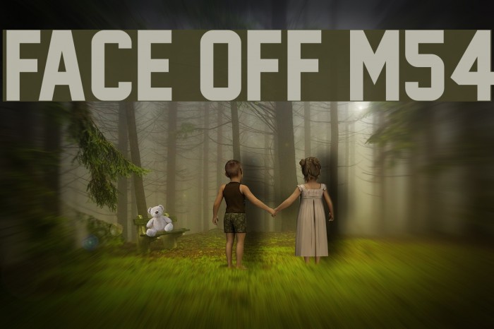 Face Off M54 Fonte examples
