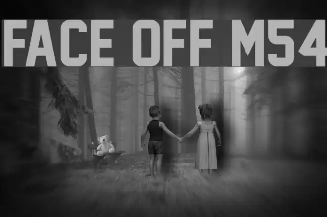 Face Off M54 Schriftart examples