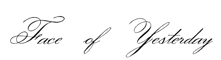 Face of Yesterday Font