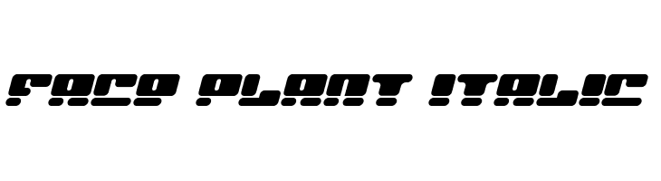Face plant Italic  免费字体下载