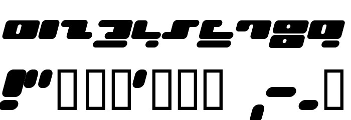 Face plant Italic Font OTHER CHARS