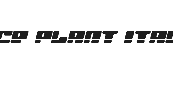 Face plant Italic Logo