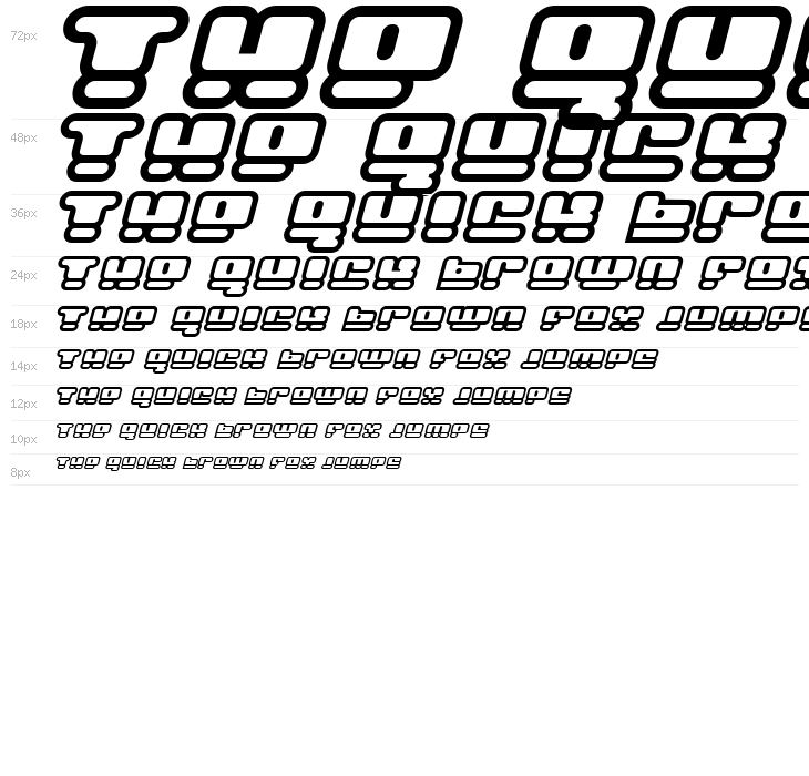 Face plant hollow 2 Italic Waterfall