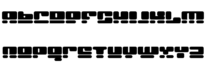 Face plant Font LOWERCASE