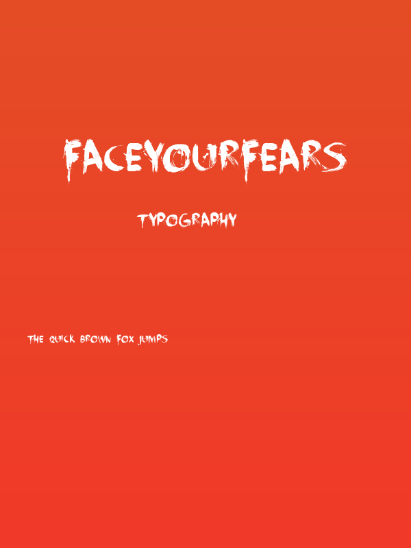 FaceYourFears Poster
