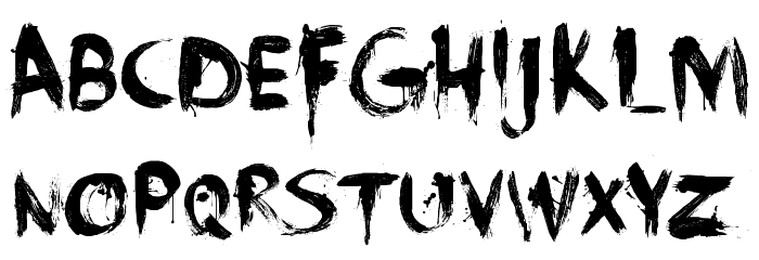 FaceYourFears Font LOWERCASE