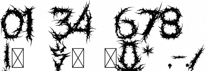 Faceless Font OTHER CHARS