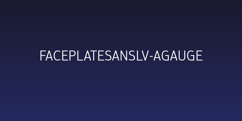 FaceplateSansLV-AGauge Social Header