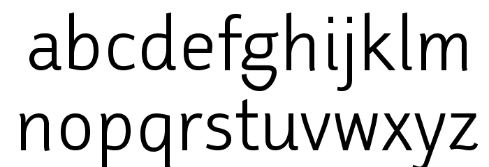 FaceplateSansLV-AGauge Font LOWERCASE