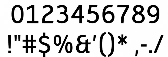 FaceplateSansLV-CGauge Font OTHER CHARS