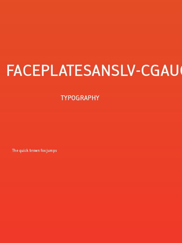 FaceplateSansLV-CGauge Poster
