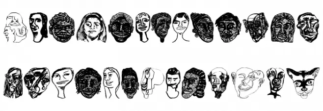 Faces Plain Schriftart Groß