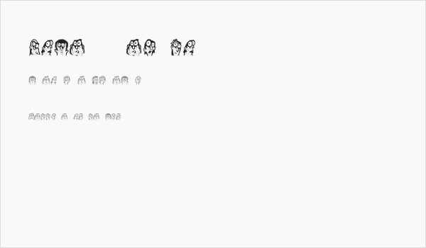 Faces Regular Business Card