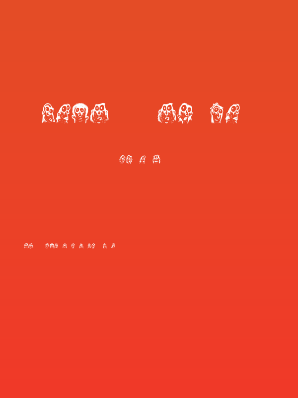 Faces Regular Poster