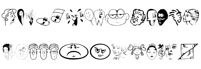 Faces2Faces Font LOWERCASE