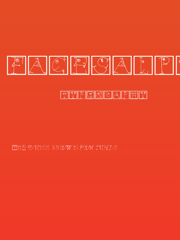 FacesAlphabetBeta Poster