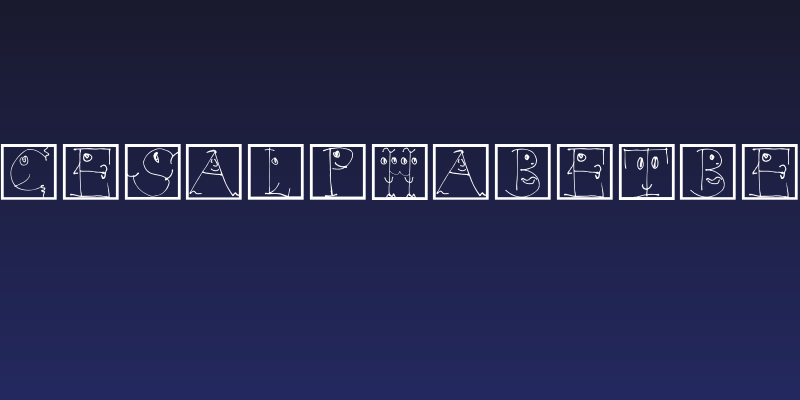 FacesAlphabetBeta Social Header