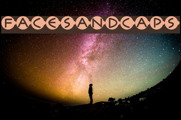 FacesAndCaps Font examples