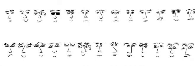 FacesFaces Schriftart Groß