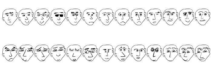 FacesFaces Font LOWERCASE