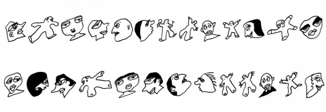 FacesTypes خط أحرف صغيرة