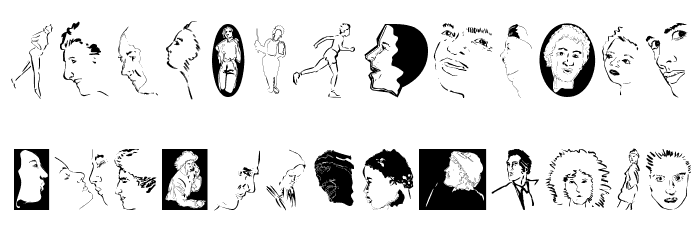 Faces Font LOWERCASE