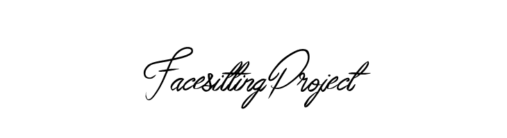 FacesittingProject Font