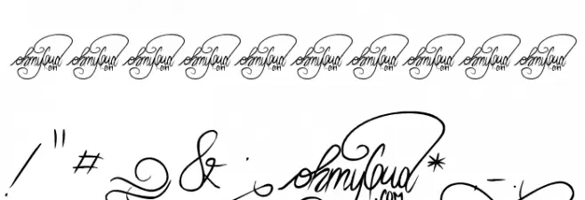 FacesittingProject Font OTHER CHARS