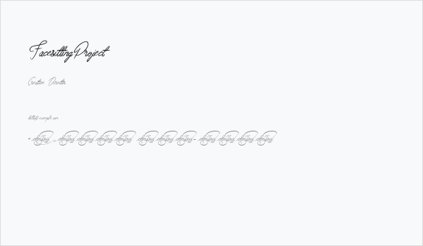 FacesittingProject Business Card