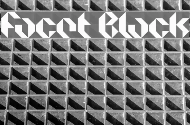 Facet Black Fuentes examples