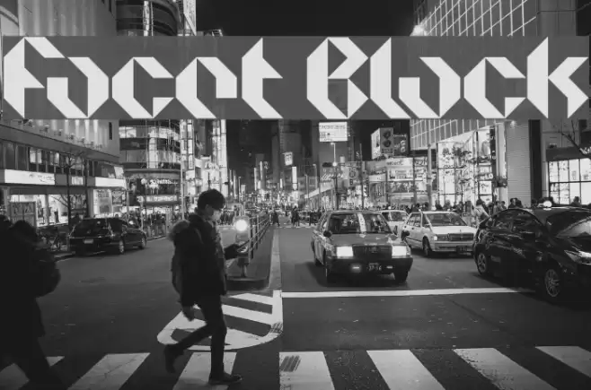 Facet Black Fuentes examples