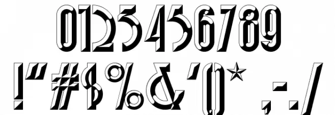 Facets NF Font OTHER CHARS