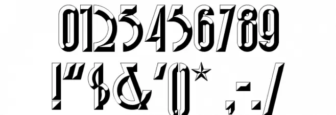 FacetsNF Font OTHER CHARS