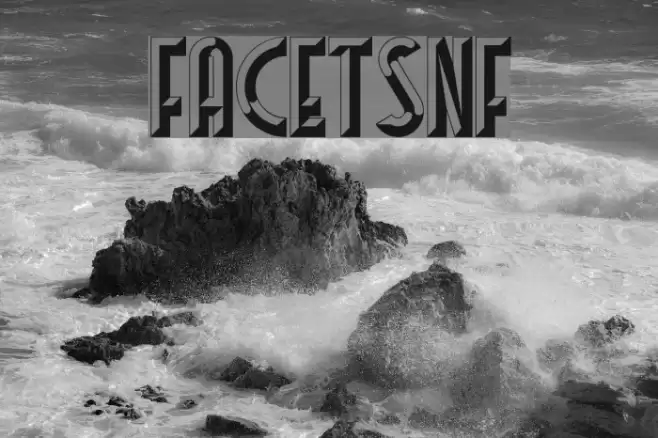 FacetsNF Font examples