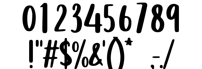 Fachristar Font OTHER CHARS